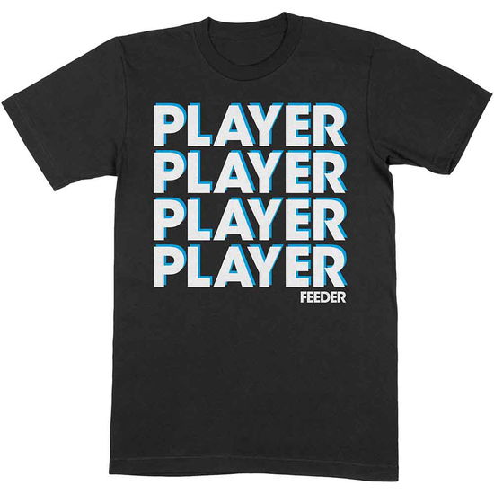 Cover for Feeder · Feeder Unisex T-Shirt: Player (T-shirt)