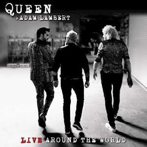 Cover for Queen / Lambert, Adam · Live Around the World (LP) (2020)