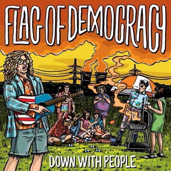 Cover for Flag of Democracy (Fod) · Down with People (LP) (2018)