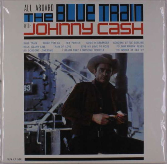 Cover for Johnny Cash · All Aboard the Blue Train (LP) [Coloured edition] (2018)