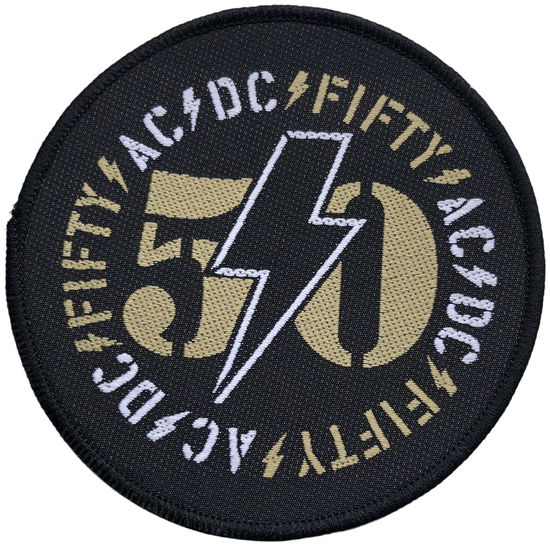 Cover for AC/DC · Patch Fifty (9,4 cm) (MERCH) (2024)