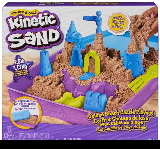 Kinetic Sand - Deluxe Beach Castle Playset (6067801) - Spin Master - Koopwaar - Spin Master - 0778988491119 - 