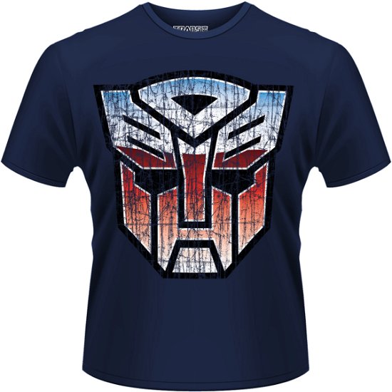 Cover for Transformers · Autobot Shield Navy (T-shirt) [size XL] (2013)