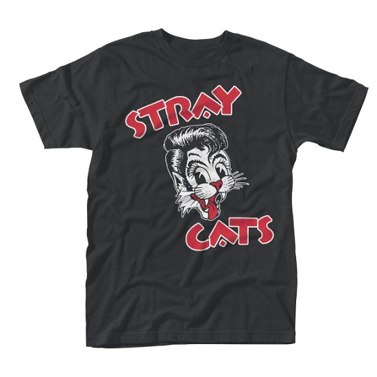 Cover for Stray Cats · Cat Logo (T-shirt) [size XXL] [Black edition] (2016)