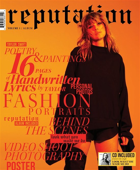 reputation (Magazine Edition Vol 1) - Taylor Swift - Música -  - 0843930033119 - 10 de novembro de 2017
