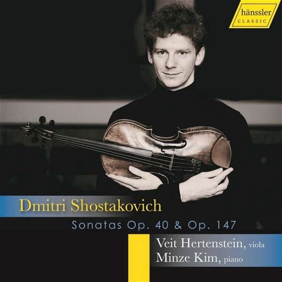 Cover for Hertenstein / Kim · Dmitri Shostakovich: Sonatas Op. 40 &amp; Op. 147 (CD) (2020)