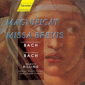 Cover for Rilling / Bach Colleg.stuttgart · * BACH C.P.E. / J.N.:Magnific. etc (CD) (1999)