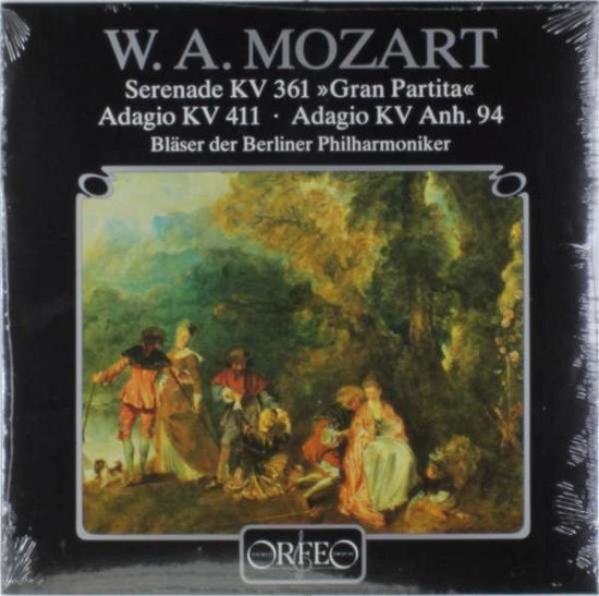 Cover for Bläser der Berliner Philharmoniker · * Gran Partita / Adagios-Kammermusik für Bläser (LP) (1989)
