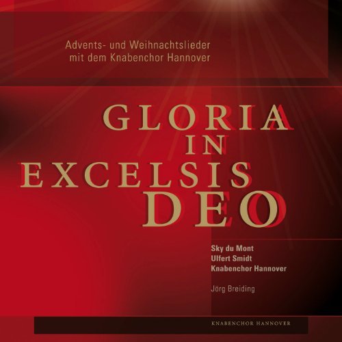 Cover for Hannover Boys Choir · Gloria In Excelsis Deo (CD) (2012)