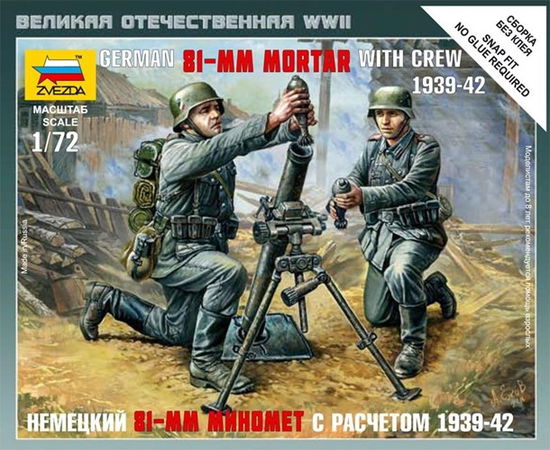 Cover for Zvezda · ZVEZDA - 1/72 German 81-mm Mortar With Crew (Toys)