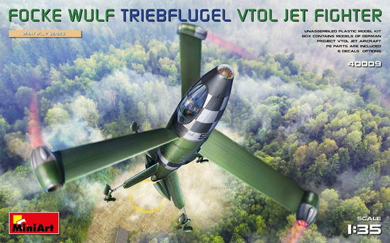 Cover for MiniArt · 1/35 Focke-wulf Triebflugel (vtol) Jet Fighter (Legetøj)
