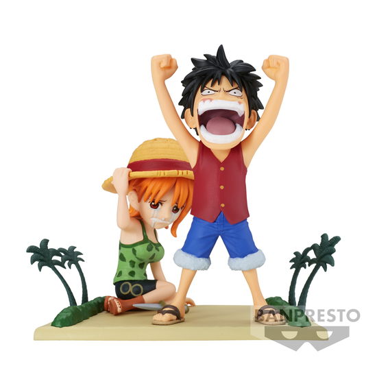 Cover for One Piece: Banpresto · One Piece: WCF Log Stories - Luffy &amp; Nami Figure (Lelut) (2025)