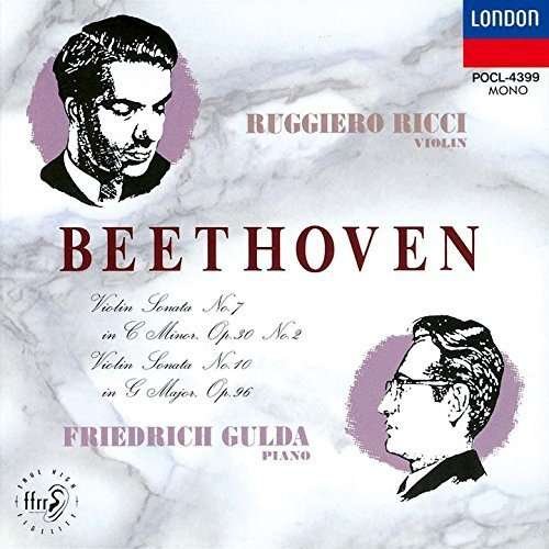 Cover for Friedrich Gulda · Beethoven: Violin Sonatas 7 &amp; 10 (CD) (2015)