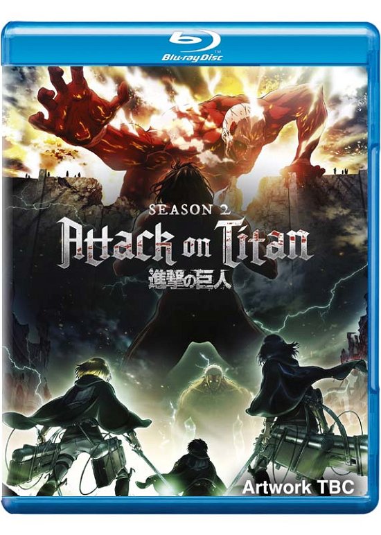 Cover for Attack on Titan - Season 2 (Bl · Attack On Titan Season 2 (Blu-ray) (2018)