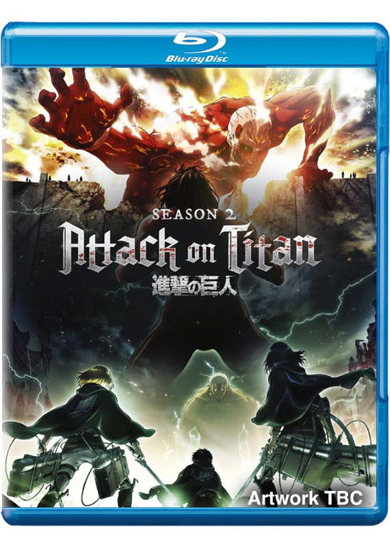 Cover for Attack on Titan - Season 2 (Bl · Attack On Titan Season 2 (Blu-Ray) (2018)