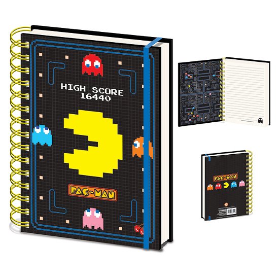 Cover for Pac · Pac-man: High Score A5 Notebook (quaderno) (Leketøy)