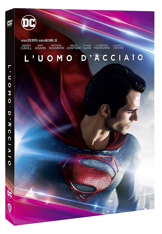 Cover for Amy Adams,henry Cavill,kevin Costner,russell Crowe,diane Lane,michael Shannon · Uomo D'acciaio (L') (Dc Comics Collection) (DVD) (2020)