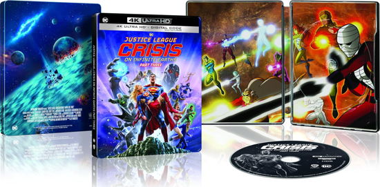 Cover for Crisis on Infinite Earths P3 · Crisis On Infinite Earths Part 3 Limited Edition Steelbook (4K Ultra HD) (2024)
