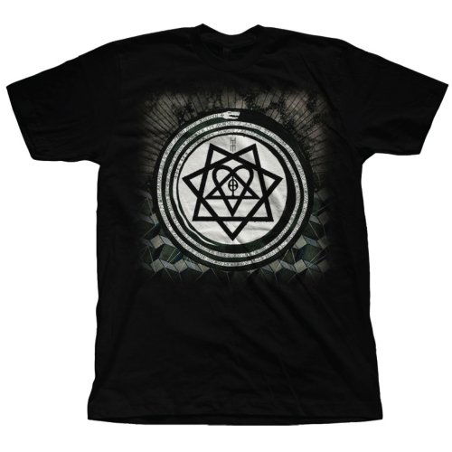 HIM Unisex T-Shirt: Album Symbols - Him - Fanituote - ROFF - 5055295361119 - maanantai 22. heinäkuuta 2013