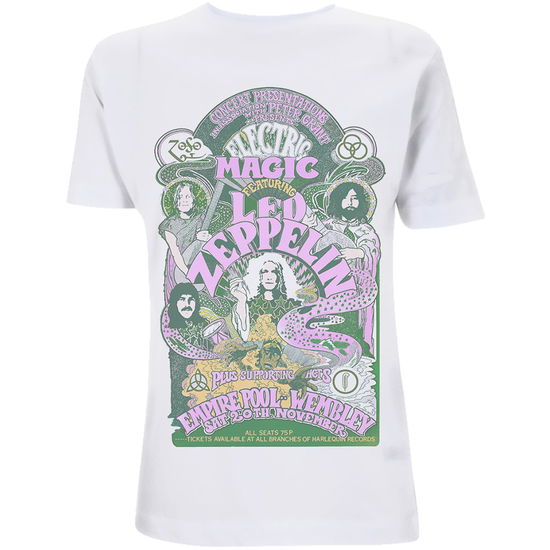 Led Zeppelin Ladies T-Shirt: Electric Magic - Led Zeppelin - Merchandise - PHD - 5056187744119 - 7. Mai 2021