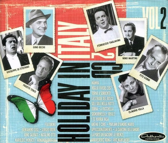 Cover for HOLIDAY IN ITALY VOL.2-Beniamino Gigli,Giuseppe di Stefano,Claudio Vil (CD)