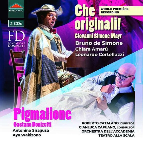 Pigmalione / Che Originali! - Donizetti / Mayr - Musiikki - DYNAMIC - 8007144078119 - maanantai 2. heinäkuuta 2018