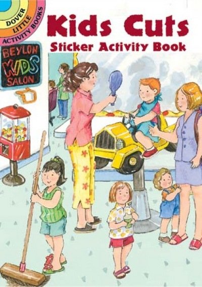 Kits Cuts Sticker Activity Book - Dover Little Activity Books - Cathy Beylon - Bøger - Dover Publications Inc. - 9780486430119 - 1. august 2003