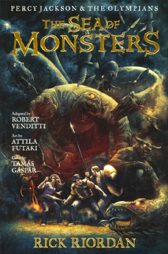Cover for Rick Riordan · The Sea of Monsters (Turtleback School &amp; Library Binding Edition) (Percy Jackson &amp; the Olympians Graphic Novel) (Hardcover Book) [Turtleback School &amp; Library Binding, Reprint edition] (2013)