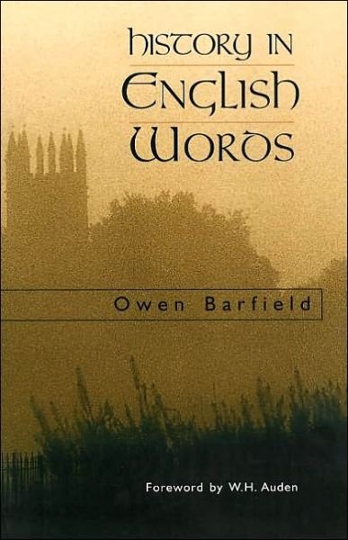 Cover for Owen Barfield · History in English Words (Pocketbok) [2 Revised edition] (2002)