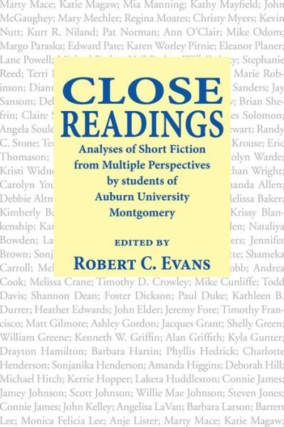 Cover for Robert C. Evans · Close readings (Bok) [3rd edition] (2006)
