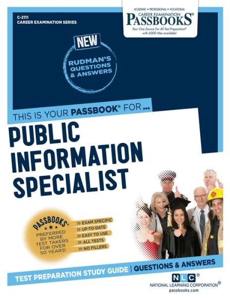Cover for National Learning Corporation · Public Information Specialist, Volume 2111 (Paperback Book) (2022)