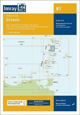 Cover for Imray · Imray Chart B1: St Lucia - B Charts (Map) [New edition] (2021)