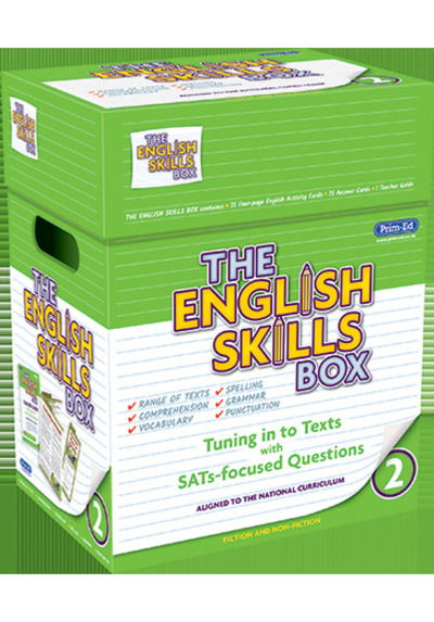 Cover for Prim-Ed Publishing · The English Skills Box 2: Tuning in to Texts with SATs Focused Questions - The English Skills Box (Book) (2019)