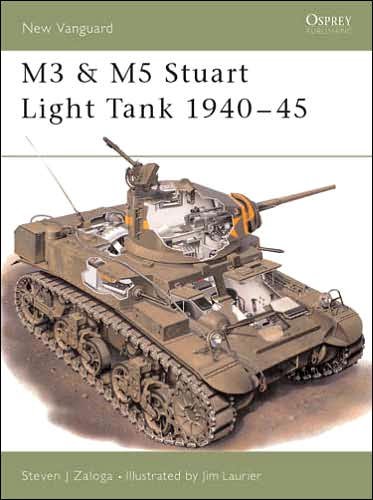 Cover for Zaloga, Steven J. (Author) · M3 &amp; M5 Stuart Light Tank 1940-45 - New Vanguard (Paperback Bog) (1999)