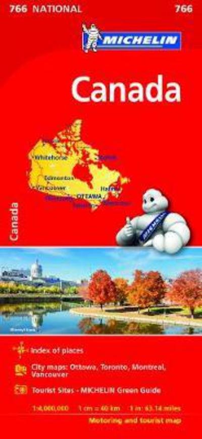 Cover for Michelin · Michelin National Maps: Canada (Gebundenes Buch) (2017)