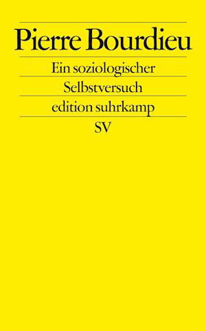 Cover for Pierre Bourdieu · Edit.Suhrk.2311 Bourdieu.Soziol.Selbstv (Book)