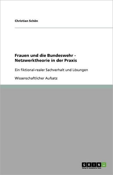 Cover for Schön · Frauen und die Bundeswehr - N (Book) [German edition] (2009)