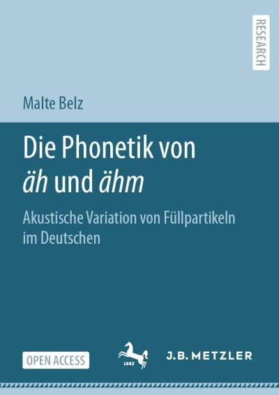 Cover for Belz · Die Phonetik von aeh und aehm (Book) (2020)