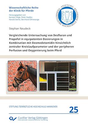 Cover for Stephan Neudeck · Vergleichende Untersuchung von Desfluran und Propofol in equipotenten Dosierungen in Kombination mit Dexmedetomidin hinsichtlich zentraler Kreislaufparameter und der peripheren Perfusion und Oxygenierung beim Pferd (Paperback Book) (2016)