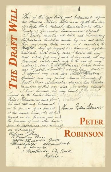 Cover for Peter Robinson · The Draft Will (Paperback Book) (2015)