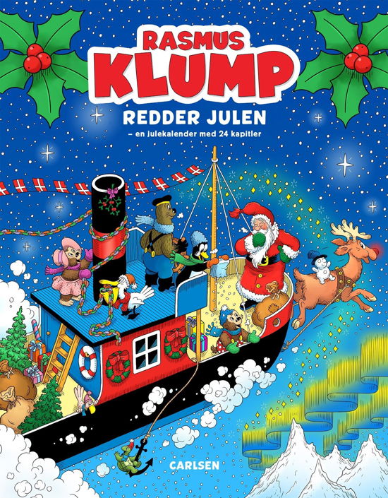 Cover for Vilhelm Hansen; Carla Hansen; Kim Langer · Rasmus Klump redder julen (Bound Book) [1º edição] (2019)