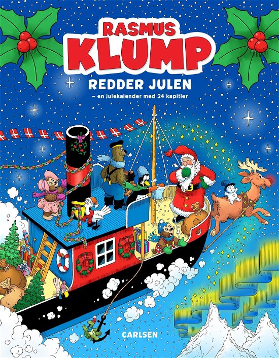 Cover for Vilhelm Hansen; Carla Hansen; Kim Langer · Rasmus Klump redder julen (Inbunden Bok) [1:a utgåva] (2019)