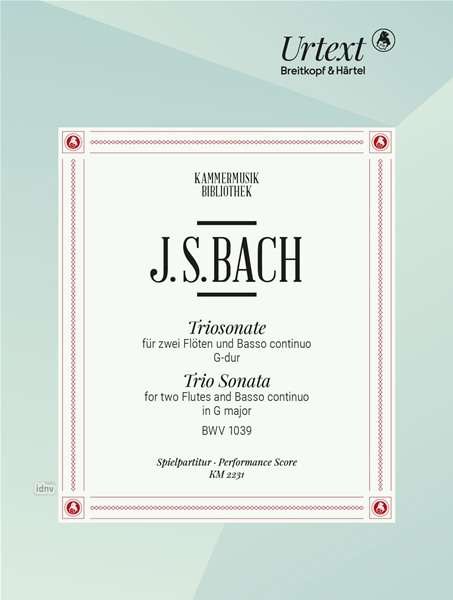 Cover for Bach · Triosonate für 2 Flöten und Bc. BW (Bog) (2018)