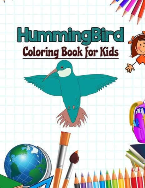 Cover for Neocute Press · Hummingbird Coloring Book for Kids (Paperback Bog) (2020)