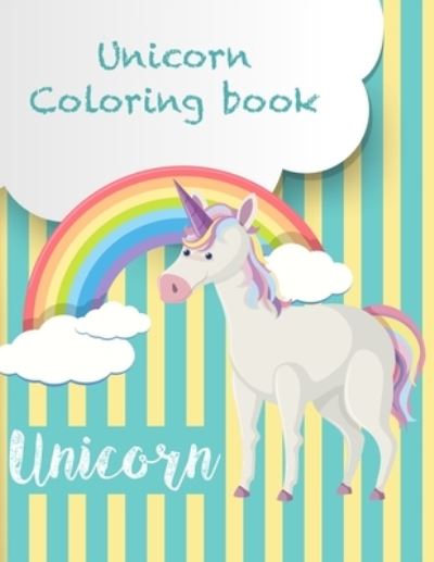 Cover for Candice Gardner · Unicorn Coloring book (Paperback Book) (2021)