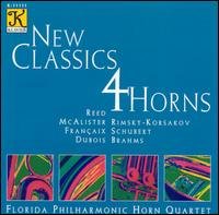 Cover for Reed / Brahms / Florida Philharmonic Horn Quartet · New Classics 4 Horns (CD) (2008)