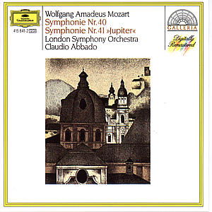 Cover for Mozart / Abbado / Lso · Symphonies 40 &amp; 41 &quot; Jupiter &quot; (CD) (1987)