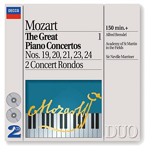 Mozart: Great Piano Concertos - Asmif / Marriner - Musikk - PHILIPS - 0028944257120 - 21. februar 1995