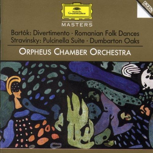 Cover for Orpheus Chamber Orchestra · Divertimento - Romanian Folk Dances / Pulcinella Suite - Dumbarton Oaks (CD) (1987)