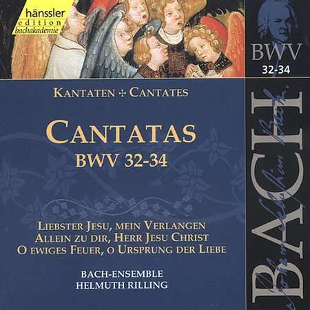 Cover for Bach / Gachinger Kantorei / Rilling · Sacred Cantatas Bwv 32 33 34 (CD) (1999)